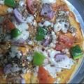 Thakar asha's cooksnap of when they made પીઝા.