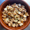 El cooksnap de Andrés cuando hizo Pulpo con gambas al ajillo.