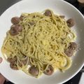 Cooksnap dari Cyntia Tjandra untuk resep Spaghetti Aglio e Olio Udang