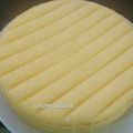 Cooksnap dari Nur Sabatiana untuk resep Bolu Jadul Kukus, Topping Nougat & Coklat