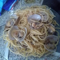 El cooksnap de laumai2642017 cuando hizo Espaguetis con almejas y gambas.