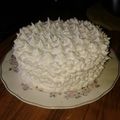 El cooksnap de Alejandra Rosales cuando hizo Torta rogel tradicional.