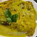 Cooksnap Sesimple Loralin semasa beliau membuat Ikan Cencaru Laprik Kuning.