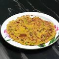 Nazneen Alamgir's cooksnap of when they made Oats besan chilla.