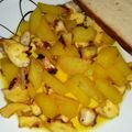El cooksnap de yuli cuando hizo Pulpo con patatas al horno.