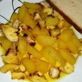 El cooksnap de yuli cuando hizo Pulpo con patatas al horno.