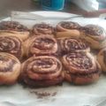 El cooksnap de Gypsy Nieves cuando hizo Roles de canela.