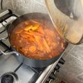 El cooksnap de Pablo Rodriguez cuando hizo Bifes a la portuguesa.