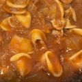 El cooksnap de Virginia Carrasco Garcia cuando hizo Calamares en salsa americana.