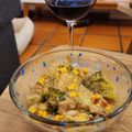 El cooksnap de Dai cuando hizo Guiso de quinoa roja, tofu, brócoli y choclo 🍛🥦🌽.