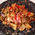 Cooksnap dari Mecca's Mom untuk resep Osek tempe langu | tempe busuk