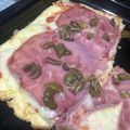 El cooksnap de Cande Castello cuando hizo Pizza estilo Keto.