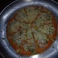 niralee Shah 's cooksnap of when they made નો યીસ્ટ નો બેક ઇનસ્ટંટ પીઝા (no Yeats no bake pizza).
