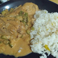 El cooksnap de Rebeca Chapa cuando hizo Pollo con calabaza en salsa de chipotle.