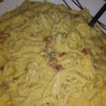 Tiana's cooksnap of when they made Extra cheesy chicken spaghetti.