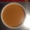 El cooksnap de Nacho Albarrán cuando hizo Gazpacho con zanahoria y manzana.