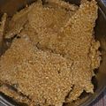 Sangita Vyas's cooksnap of when they made તલ ની ચીકી (Til Chikki Recipe In Gujarati).