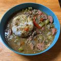 John Allen's cooksnap of when they made Chicken and Sausage Gumbo.