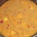 El cooksnap de Paco cuando hizo Guiso de quinua con queso y arroz.