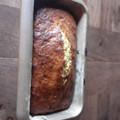 El cooksnap de Valen cuando hizo Budín/torta de bananas.