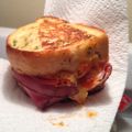 Chelsea Payne's cooksnap of when they made Italian style texas toast sandwich.
