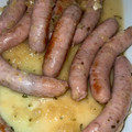 El cooksnap de antonella martignone cuando hizo Salchichas al vino blanco.
