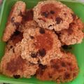 El cooksnap de Oli cuando hizo Galletitas de Avena y Miel con chips de chocolate.