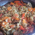 El cooksnap de nnegron_perez cuando hizo Conejo con verduras en escabeche.