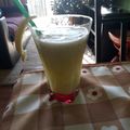 El cooksnap de Roberto Garay cuando hizo Limonada de jengibre y menta.