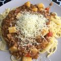 El cooksnap de Yamicook cuando hizo Tuco de lentejas (Vegetariano).