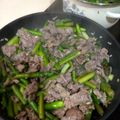 Cooksnap của MQD khi họ làm theo món Măng tây xào thịt bò