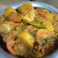 Hina Ibrahim's cooksnap of when they made Alo chicken gravy.