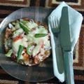 Sunny Chakrabarty's cooksnap of when they made নো ইস্ট নো ওভেন পিজ্জা (no yeast no oven pizza recipe in Bengali).