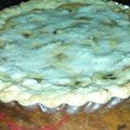 El cooksnap de gabriela mora cuando hizo Tarta de coco, dulce de leche y banana light 🍌🍯☕🍌🍯☕.