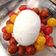 Cooksnap de Alexis Leroux sur la recette Buratta et tomates cerises rôties