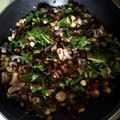 El cooksnap de kim-bautista cuando hizo Huitlacoche con elote y acelgas a la Mario, s.