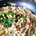 El cooksnap de Carmeta cuando hizo Verduras en amarillo con huevo cuajado.