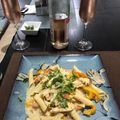 El cooksnap de Luis Martínez Mondragón cuando hizo Pasta con pollo en crema ligera ("light").