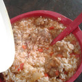 El cooksnap de Silvana Frase cuando hizo Albóndigas de Carne en Salsa de Tomate.