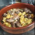 El cooksnap de Juan Cobo cuando hizo Conejo al ajillo con patatas.