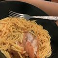 El cooksnap de Keila Vera Coello cuando hizo Tallarín de Pollo Ecuatoriano.
