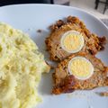 Berki Aténé Cooksnap-ja, amikor elkészítette a(z) Tojással töltött fasírt- Stefánia vagdalt receptet.