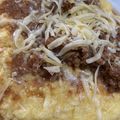 El cooksnap de Caro Zaragosi cuando hizo POLENTA A LA 🍛BOLOÑESA🍝.
