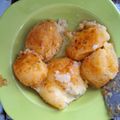 El cooksnap de ambar cuando hizo Bombas de papa rellenas de queso.