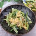 クックHG9V8Y☆'s cooksnap of when they made タレが絡む☆豚肉と卵、小松菜の炒めもの.