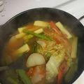 El cooksnap de Dimas Pena cuando hizo Sopa de verduras con carne molida.