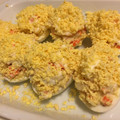 El cooksnap de Irene-Guirao cuando hizo Huevos rellenos.