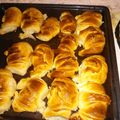 El cooksnap de Johana Zurita cuando hizo Medialunas de manteca.