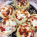 صورة من Ebtehal ، شاركها بعد تجربة وصفة أعشاش المعكرونة 🍝 الشهية