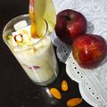 Seema Mate's cooksnap of when they made ऍप्पल मिल्कशेक (apple milkshake recipe in marathi).